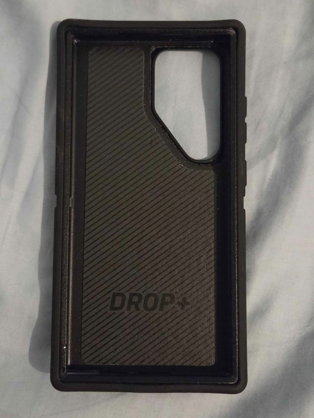 Otterbox Black Drop+ Silicone outside/hard Inside Phone Case For S24 ULTRA